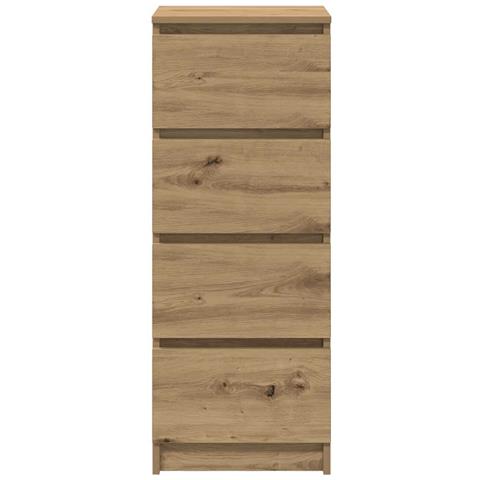Credenza Rovere Artigianale 37,5x35x99 cm in Legno Multistrato - Foto 2