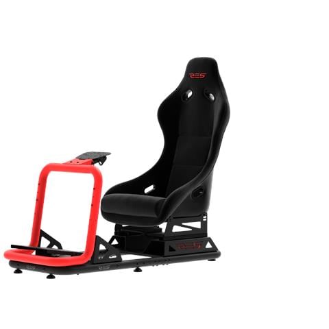 Supllueer Rennsimulator Cockpit Ständer mit Rennsitz passend für Logitech G920 e
