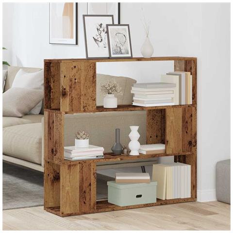 Libreria/divisorio In Legno Vecchio 100x24x94 Cm - Foto 3