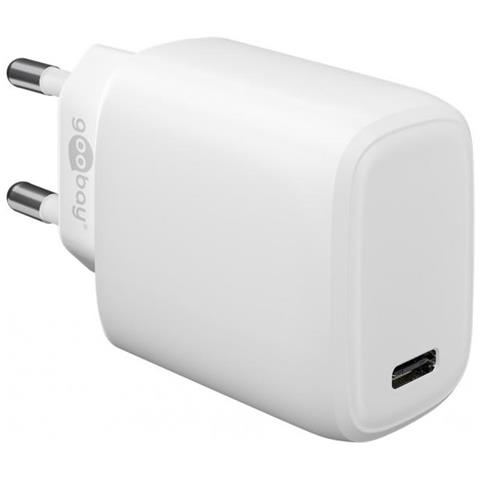 Goobay 65406 Caricabatterie Per Dispositivi Mobili Cuffie, Computer Portatile, Smartphone Bianco Ac Interno - Foto 3