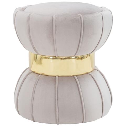 Pouf Mf359 - Grigio - Tessuto - 40x40x44 Cm - Foto 1