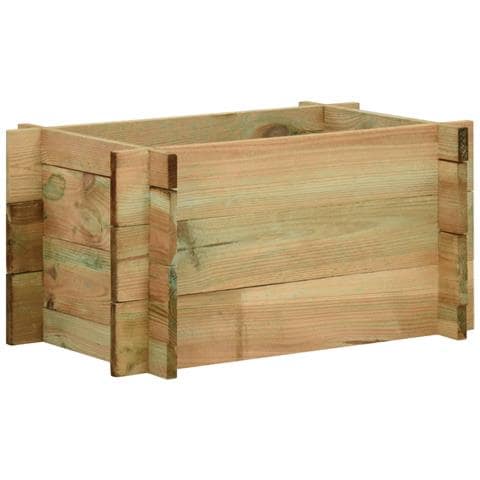Fioriera Giardino Letto Vegetale Legno Pino Impregnato 40 Cm - Foto 2