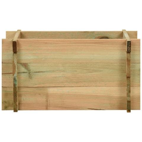 Fioriera Giardino Letto Vegetale Legno Pino Impregnato 40 Cm - Foto 1