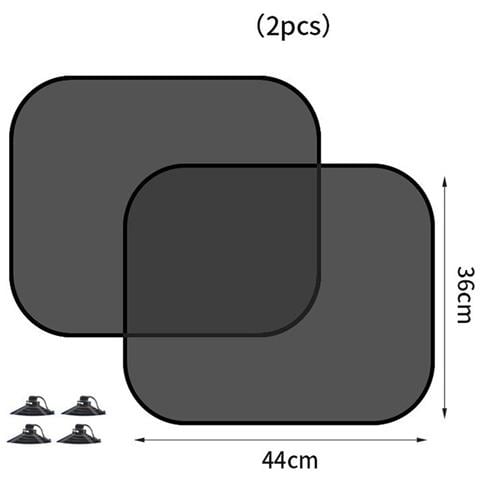 Tendina Parasole Per Auto In Rete Con Ventose (confezione Da 2) - Foto 2