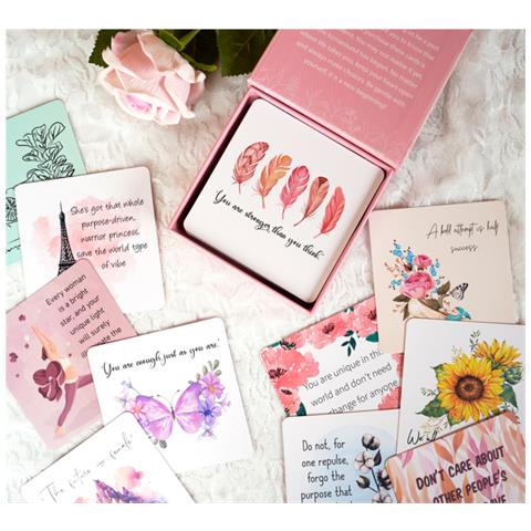 Confezione Da 50 Biglietti Di Incoraggiamento Per Donne - Biglietti Ispiratori, Motivazionali E Di Affermazione Positiva - Foto 5