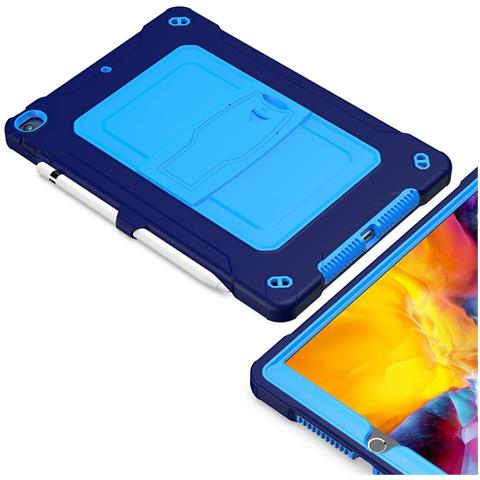 Custodia Per Ipad Air3 E Ipad 8/9 10.2” Con Alloggio Per Stilo Blu - Foto 2