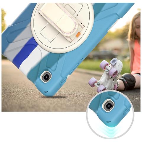 Custodia Per Samsung Galaxy Tab A7 10.4” Con Tracolla Blu - Foto 2