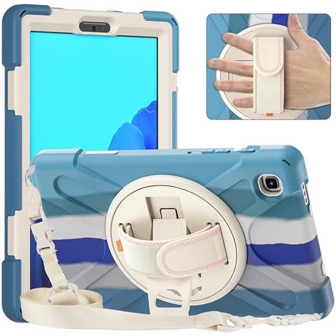 Custodia Per Samsung Galaxy Tab A7 10.4” Con Tracolla Blu - Foto 4