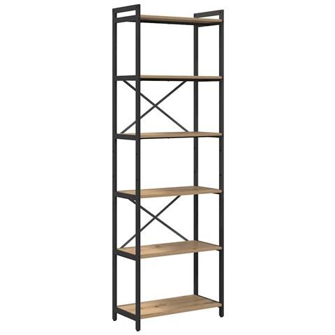 Libreria rovere artigianale 60 x 30 x 188 cm Legno multistrato - Foto 1