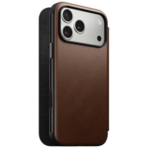 Custodia A Portafoglio In Pelle Magsafe Per Iphone 17 Pro Max, Serie Modern, Marrone - Foto 1