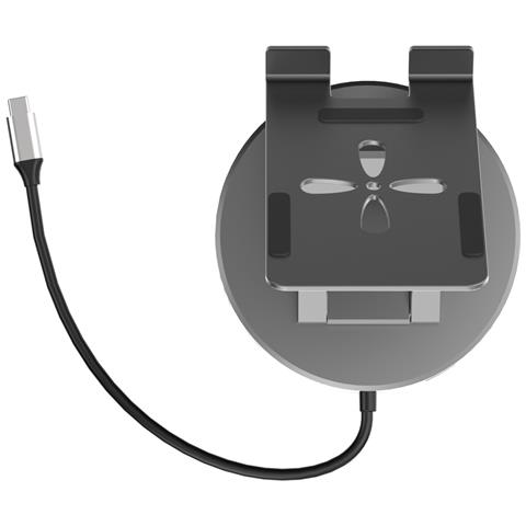 Hub Usb-c 10-in-1 Con Supporto Per Telefono Rotante A 360° - Stazione Docking In Lega Di Alluminio - Foto 2