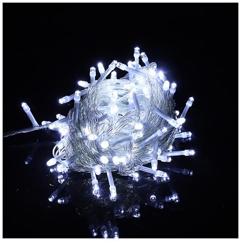 Catena Luminosa Led 20m 200 Led Con Spina Terminale - 8 Modalità - Spina Eu - Foto 2