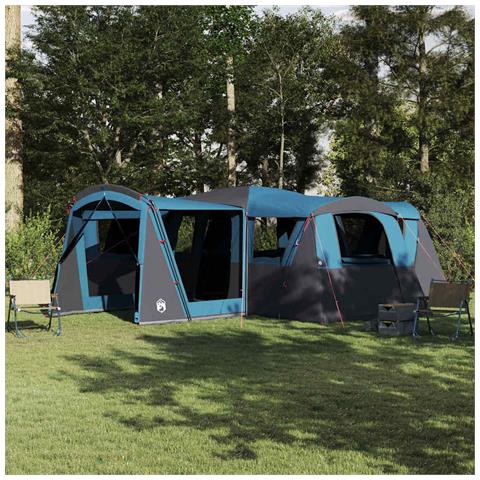 Tenda Familiare con tetto Blu e Grigio 745 x 700 x 217 cm - Foto 2