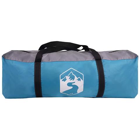 Tenda Familiare con tetto Blu e Grigio 745 x 700 x 217 cm - Foto 9