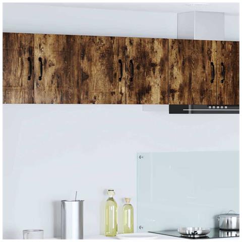 Pensile cucina Rovere fumé 30 x 31 x 40 cm Legno multistrato - Foto 2