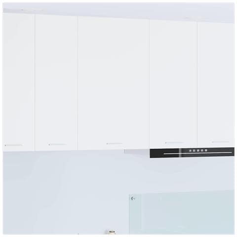 Armadio pensile Riga Bianco 50 x 31 x 80 cm Legno multistrato - Foto 2