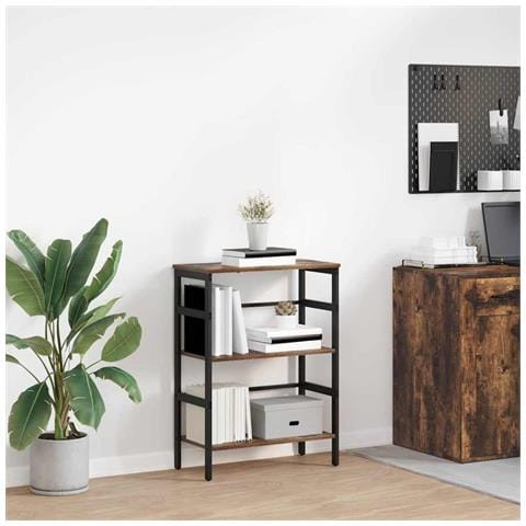 Libreria Rovere fumé 60 x 29,5 x 81 cm Legno multistrato - Foto 2