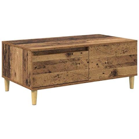 Tavolino da salotto con cassetto Legno vecchio 90 x 50 x 35 cm - Foto 1