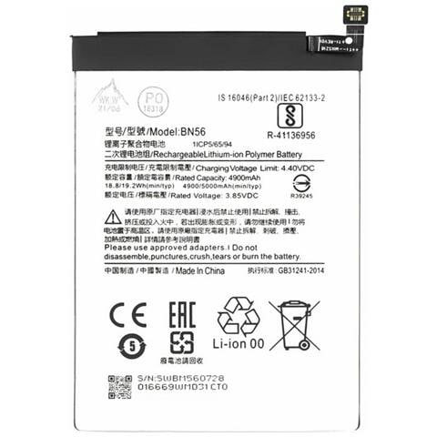 Oem Batteria Testata Ricambio Pari Originale Bn56 Per Xiaomi Redmi 9a - 9c - 9at - M2 Pro - Foto 1