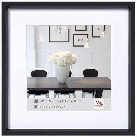 Steel Style Cornice In Plastica 30x30 Nero - Foto 1