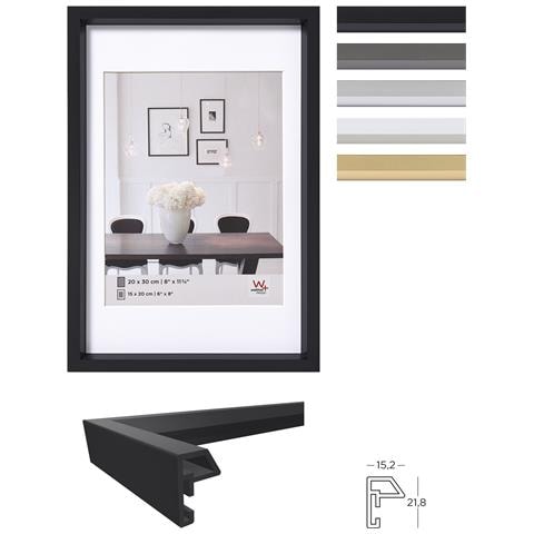 Steel Style Cornice In Plastica 30x30 Nero - Foto 2