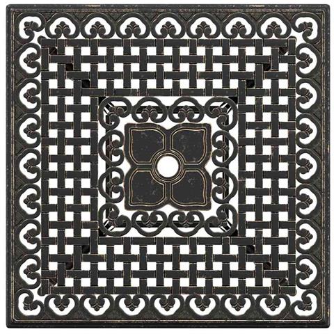 Set di Tavolo da Giardino 3 pcs Bronzo Alluminio pressofuso - Foto 9