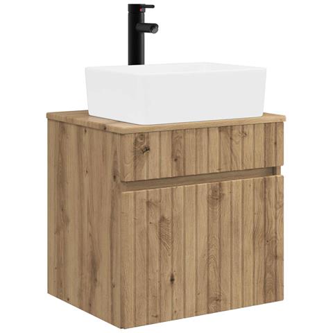 Mobile lavabo da parete Rovere Artigianale 49 x 41 x 63 cm - Foto 1