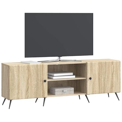 Mobile TV Rovere Sonoma 150 x 31 x 50 cm Legno ingegnerizzato - Foto 2