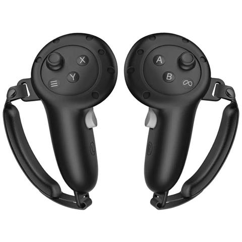 Copri Controller In Silicone + Supporto Per Meta Quest 3s, 3 | Nero - Foto 1