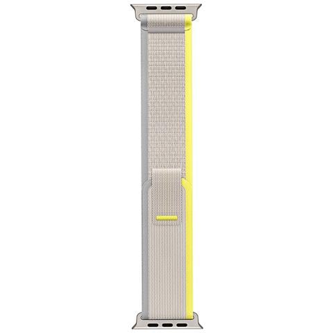 Cinturino Orologio per Apple Watch - Nylon, Beige, Giallo - Foto 4