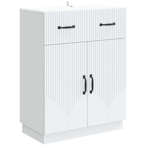 Credenza Bianco 66 x 34,5 x 87 cm Legno ingegnerizzato - Foto 1