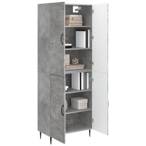 Set di armadi 2 pcs 66 x 34,5 x 89,5 cm Legno ingegnerizzato - Foto 2