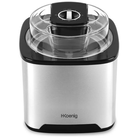 Gelatiera SRB80, Capacità 2L, 12 W, prep 30/40 min, Veloce, 30 giri /min, Arresto automatico, Coperchio trasparente, Cestello rimovibile - Foto 1