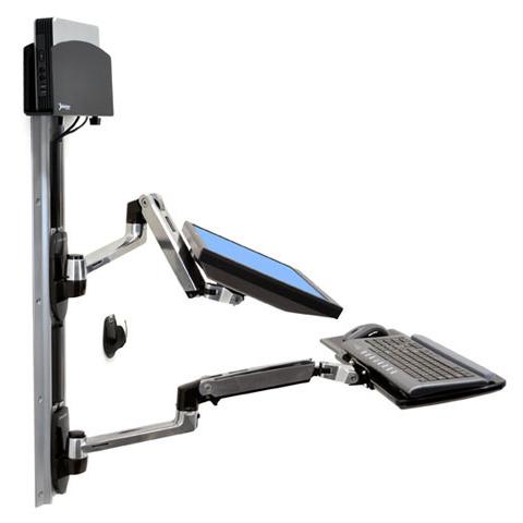 Sistema di Montaggio a Parete LX con Supporto per CPU e LCD - Foto 2