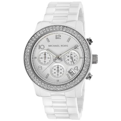 Michael Kors - Onorevoli Cristallo Bianco Orologio In Ceramica-mk5188 -  ePRICE