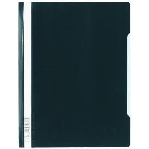 Clear View Folder Cartellina Aghi A4 Copertina Trasp. Nr. 1531 Nero 50pz - Foto 1