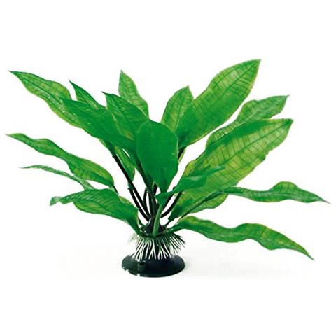 Decorazione In Plastica Per Acquari Pianta Di Echinodorus Wave Classic Lg - Foto 1