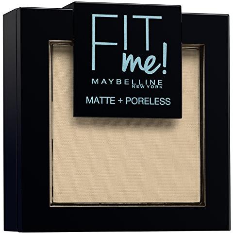 Maybelline New York Fit Me Opaco E Senza Pori Cipria Opacizzante All'e Fissante Pennello All'e Specchietto Inclusi 105 Natural - Foto 1