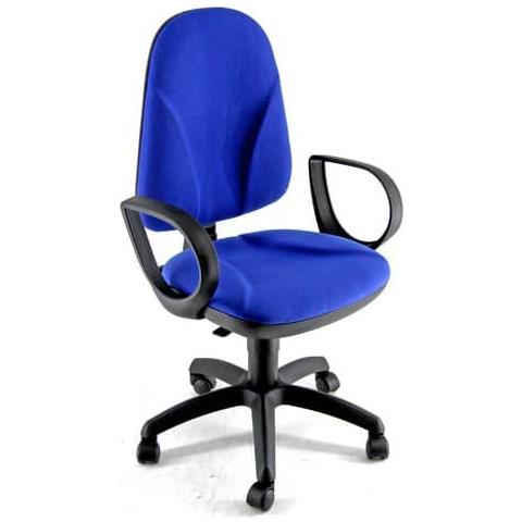 Sedia Operativa Girevole Team Tmtmi Eco Smart - Schiuma Sagomata - Rivestimento Eco Blu - Tmtmi / eb - Foto 1