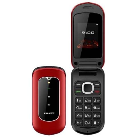 Skill 4,5 cm (1.77") 78 g Rosso Telefono per anziani - Foto 1