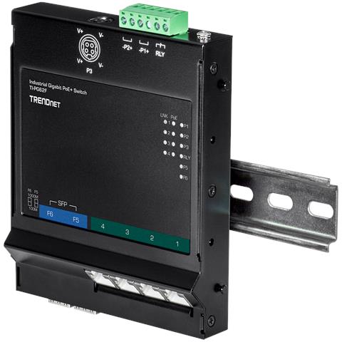 TI-PG62F switch di rete Gigabit Ethernet (10/100/1000) Supporto Power over Ethernet (PoE) Nero - Foto 2