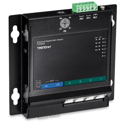 TI-PG62F switch di rete Gigabit Ethernet (10/100/1000) Supporto Power over Ethernet (PoE) Nero - Foto 1