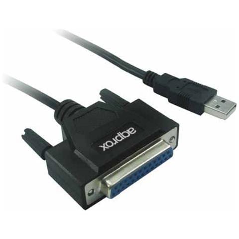 appC26, USB 2.0, DB25, Maschio / femmina, Nero, Plastica, Scatola - Foto 4