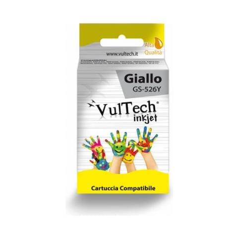 GS-526Y, Giallo, Canon, Canon Pixma : IP4820 IP4850 IP 4950 MG 5150, MG 5250, MG 6150, MG 8150, MX 885, , MG 6250, MG 8250, M, Ad inchiostro, Scatola - Foto 1