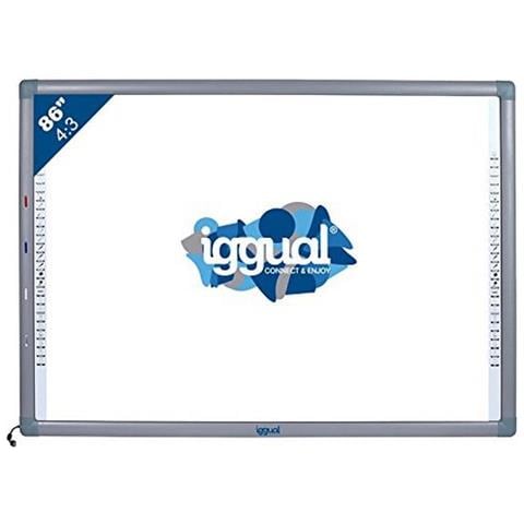 IGG314371 86" Touch screen USB Grigio, Bianco lavagna interattiva - Foto 2