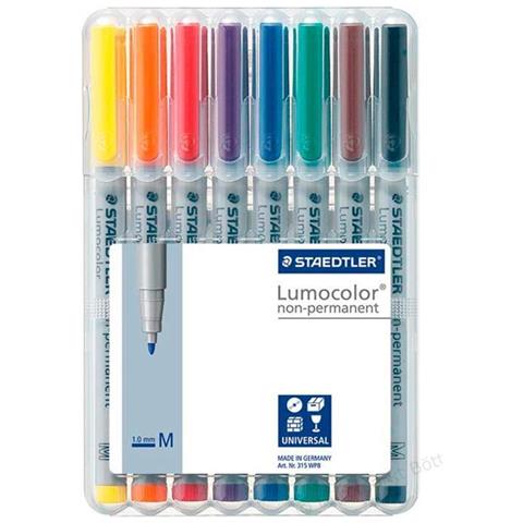 315 Wp8 Evidenziatore 1 Pezzo (i) Nero, Blu, Marrone, Verde, Arancione, Rosso, Viola, Giallo - Foto 2