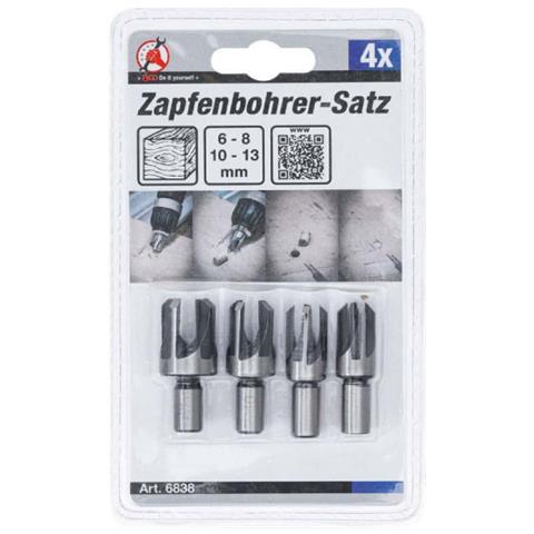 Set Di Punte Per Fori Di Tasselli Bgs - 4 Pezzi - 6838 - Foto 3