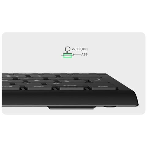 Tastiera Cablato KSK-5011ELC(DE)  (Layout Tedesco) Colore Nero - Foto 2