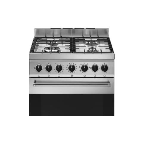 Cucina Gas B61GMX2 4 Zone Cottura Forno Elettrico Termoventilato Classe A Dimensioni 60 x 60 cm Colore Acciaio Inossidabile Master - Foto 4