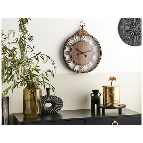 Orologio Da Parete Marrone Ø 52 Cm Alcoba - Foto 1